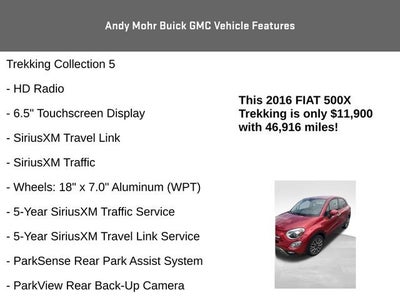 2016 FIAT 500X Trekking