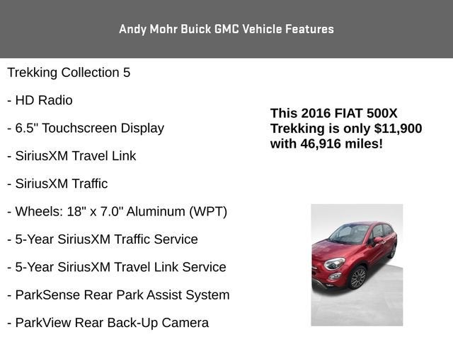 2016 FIAT 500X Trekking