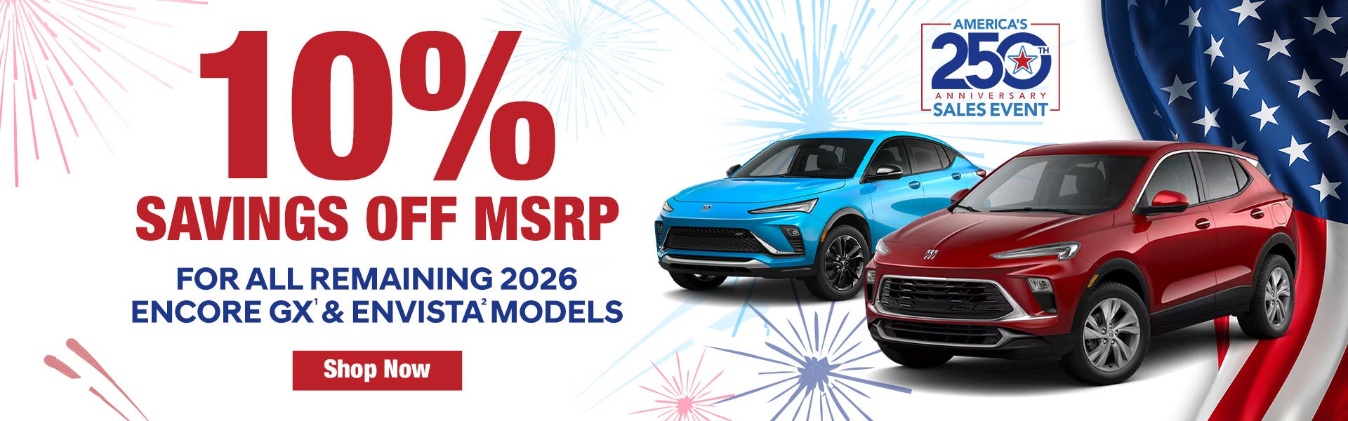 10% Savings off MSRP