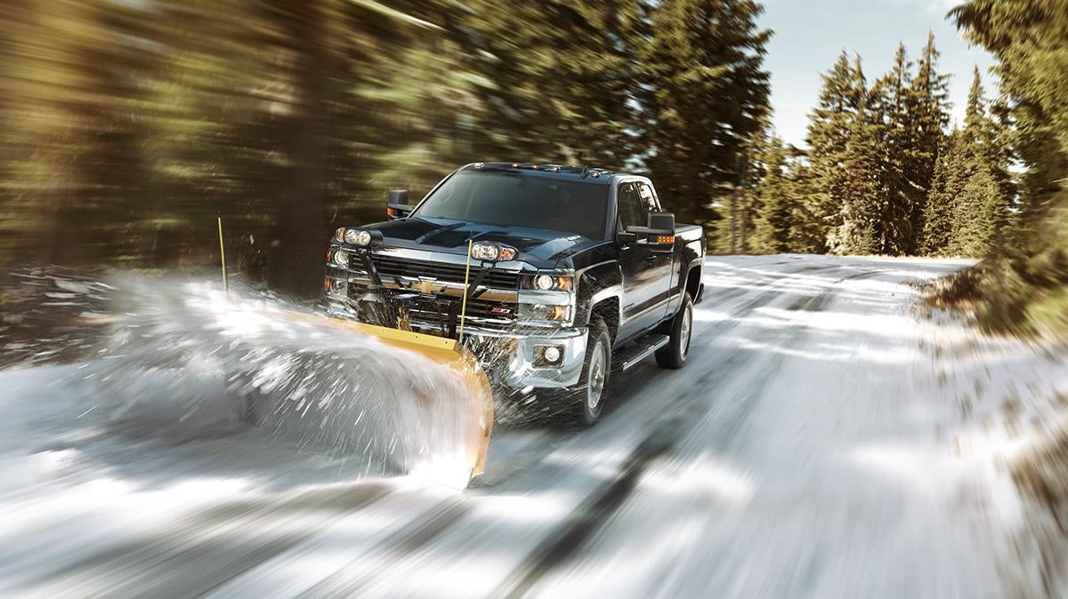 Sierra 2500HD Plowing